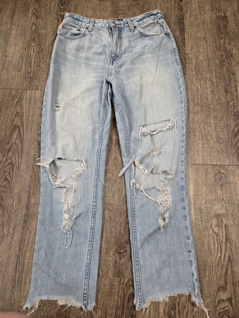 Abercrombie + Fitch Annie High Rise Girlfriend Jeans Womens 2R